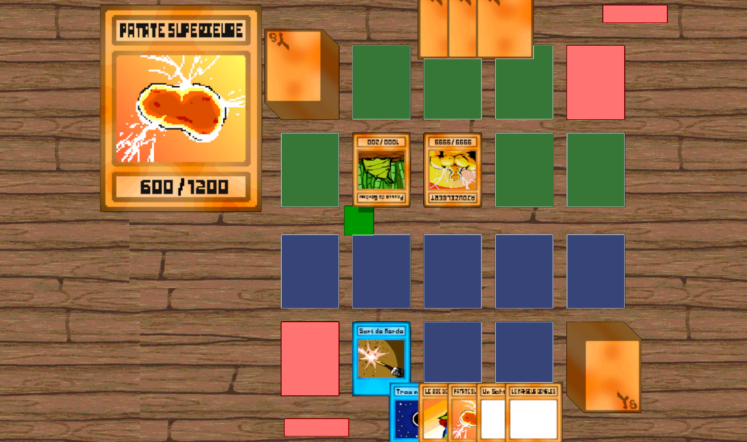 Screenshot of you-stone, a TCG trading card carte game jeu project